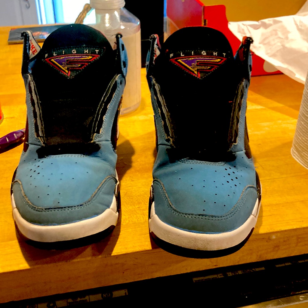 Mens Size 7.5 Nike Flight Sneakers, Worn A Few Times, Retail Price $162
